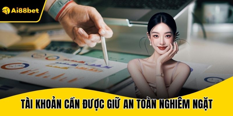 Tài khoản cần được giữ an toàn nghiêm ngặt